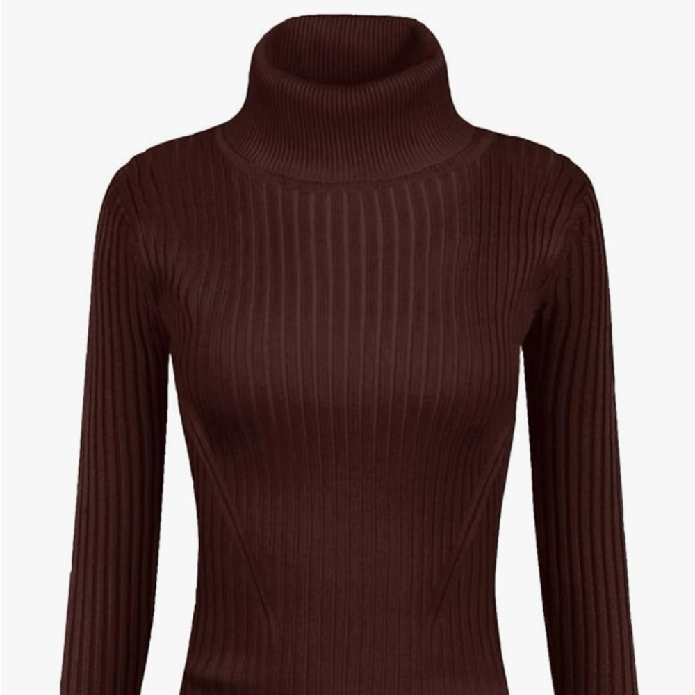 - Long sleeve turtle neck